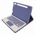 thumbnail image 2 of Funda con teclado para tableta Lenovo Tab P11 Pro Gen 2 y Pad Pro 2022 de 11,2 pulgadas, con soporte para lápiz y panel táctil, color morado, 2 of 14