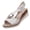 White, variant on GERsome Women's Wedge Sandals Platform Open Toe Ankle Strap Comfort Walking Summer Beach Travel Sandals, Gray Size 5.5