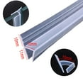 thumbnail image 2 of 3 Various Sizes Seal Strip Screen Door Bathroom Shower Water Silicone H Shape, 2 of 8