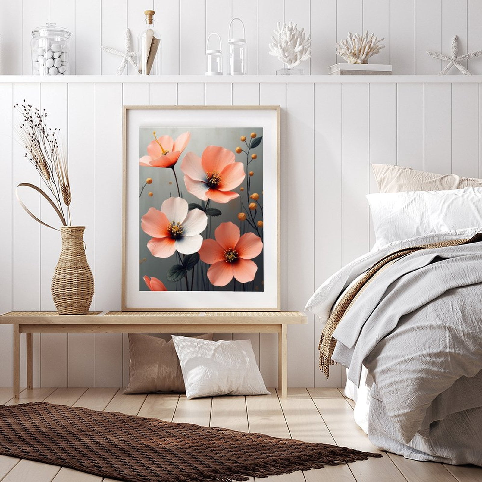 Diamond Art Kit for Adults, Classy Flower Print No.79 Diamond Painting for Adults Beginners, 5D DIY Diamond Art Painting Kits, Colorful Diamond Painting Craft for Home Decor 12x16