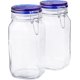 thumbnail image 1 of Frascos de vidrio para almacenamiento de alimentos Bormioli Rocco Fido 1,5 L (paquete de 2), 1 of 8