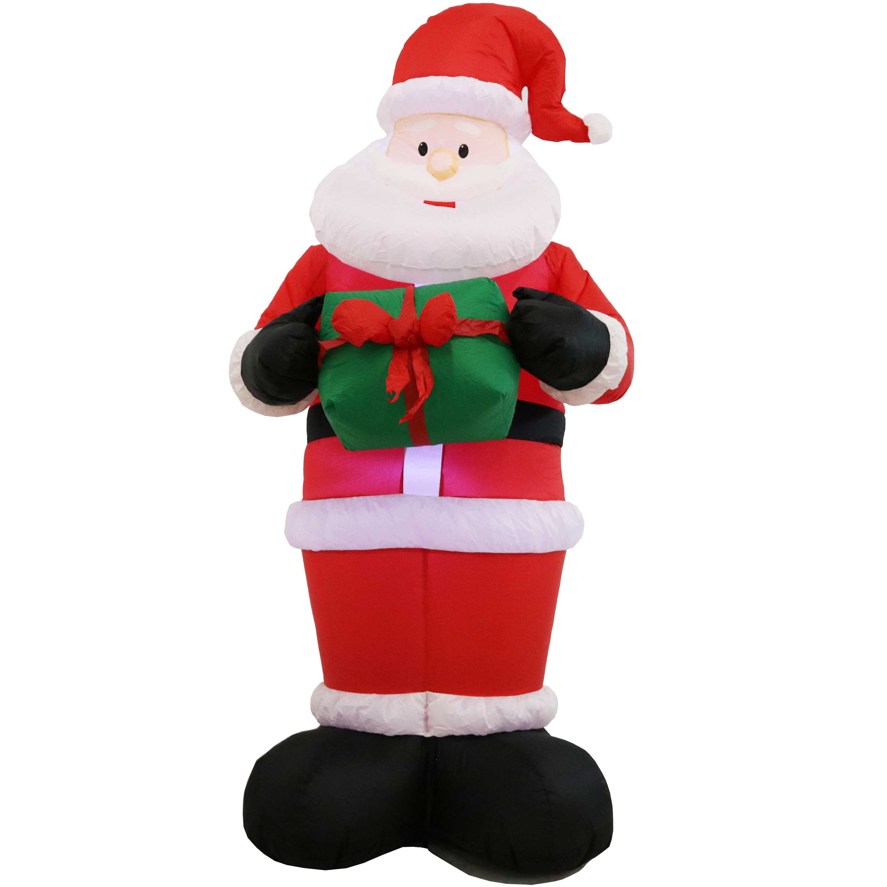 6 Feet Christmas Inflatable Blue Vest Snowman Home Decorations Yard Led Lights Outdoors Ornaments Xmas New Year Party Shop Yard Garden Decoration