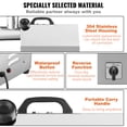 thumbnail image 5 of HCY Electric Meat Grinder, 396 Lb/H Capacity, 1100W (4600W MAX) Industrial Meat Mincer with 2 Blade, 3 Grinding Plates, Sausage Tubes 304 Stainless Steel Commercial Meat Grinder, ETL Listed, 5 of 6