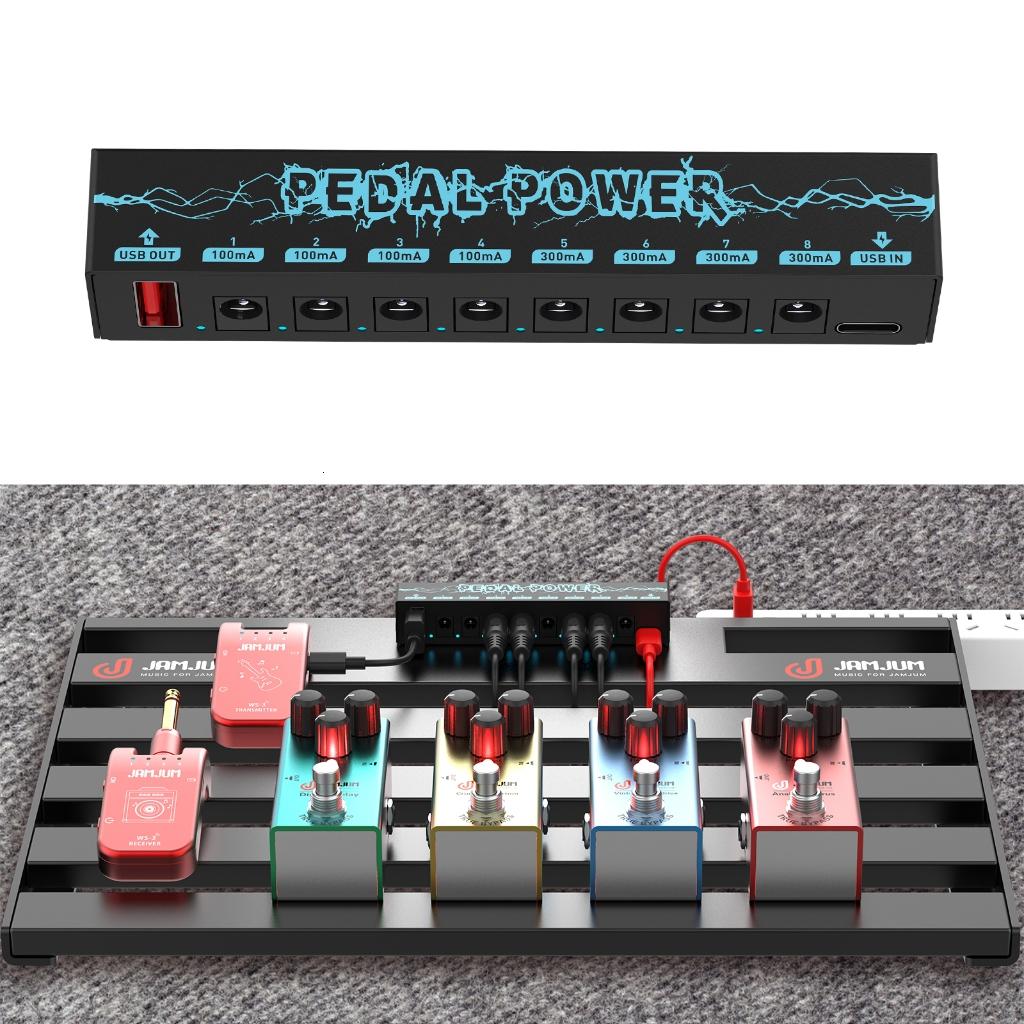 Guitar Effect Pedal Power Supply 8 Independent Outputs Suitable for 9V Pedal