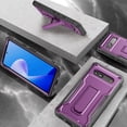 thumbnail image 5 of ExoGuard For  Google Pixel 7A Case, Rubber Shockproof Full-Body Phone Case with Kickstand (Purple), 5 of 8