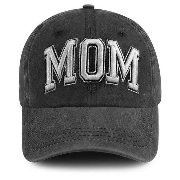 New Mom Hat for Women, Funny Adjustable Cotton Embroidered Mama Baseball Cap