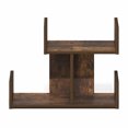 thumbnail image 6 of Furinno HERMITE 2-Tier U-shape Office Organization Shelf Amber Pine, 6 of 6