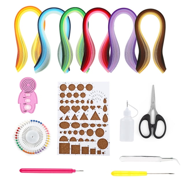 Kit De Filigrana De Papel Juego De Herramientas De Filigrana De Papel Con 600 Tiras De Papel Minnieouse HA020735-00