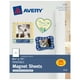 Avery Printable Magnet Sheets, 8.5" x 11", Inkjet Printer, 5 White ...