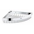 thumbnail image 1 of Grohe 40809000 Selection Cube Bathroom Shower Shelf, Starlight Chrome, 1 of 1