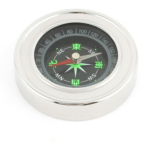 Unique Bargains Traveling Hiking Navigation Direction Guide Survival Pocket Compass