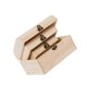 thumbnail image 3 of Creative DIY Graffiti Box 1 Set Unfinished Wooden Storage Case for Home Shop Use 18.5*13*10cm Arched Design Suitable for All Ages, 3 of 5