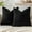 Black, variant on Fall Pillow Covers18x18 Inch, Velvet Throw Pillow Covers Soft Cozy Solid Decorative Luxury Cushion Cases for Couch Sofa Bed Living Room Bedroom