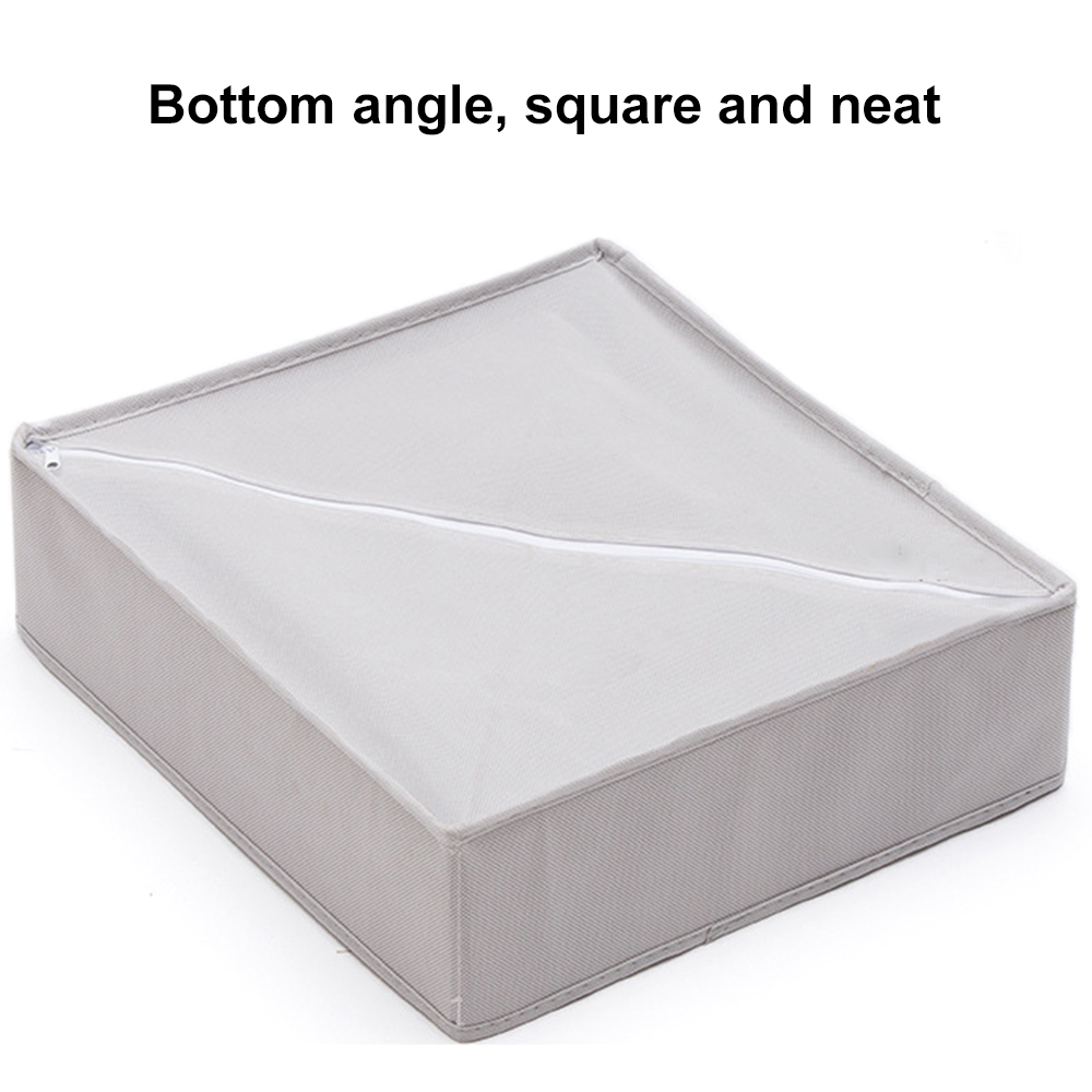 Organisateur Tiroir En Tissu Polyester - Dimensions 40x10x10cm, Avec Poignées, Pliable, Pour Chaussettes, Sous-vêtements, Accessoires