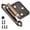 1/2" Overlay Oil Rubbed Bronze, variant on 50 Pack 25 Pairs 1/2" Overlay Cabinet Door Hinges - Oil Rubbed Bronze Self Closing Hinges