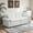 Beige, variant on Wansaly 84" Corduroy Sofa, Soft Sponge, Deep Seats, 2 Pillows, Upholstered Comfort for Living Room, Yellow