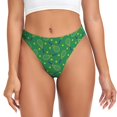 thumbnail image 1 of Balery Tennis Rockets And Balls Tangas de Algodón para Mujer con Estampado – Ropa Interior Sexy, Transpirable, G-string-Small, 1 of 6