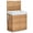 Yellow, variant on MCQ 110L Wicker Laundry Hamper with Lid, Foldable, Removable Liner, Handles, for Adults, Yellow