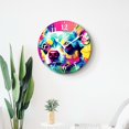 thumbnail image 4 of 12 Inch Wall Clock Battery Operated Silent Clock Decorative for Office, Kitchen, Outdoor, Living Room，German Shepherd Graceful, 4 of 4