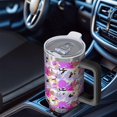 thumbnail image 6 of Modern 40oz Tumbler– Stainless Steel Insulated Tumbler with Handle and Straw, Large Capacity Travel Cup for Hot & Cold Drinks, 6 of 7