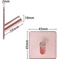 thumbnail image 5 of Gancho De Pared Adhesivo, 6 Piezas Gancho De Pared 3M Gancho para Toallas para Baños Cocinas Gancho Adhesivo Impermeable Sin Perforación Aleación De Aluminio,Rosado, 5 of 5