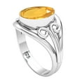 thumbnail image 2 of Citrine Quartz Women Jewelry 925 Sterling Silver Ring, 2 of 9