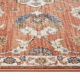 thumbnail image 4 of HomeRoots 532159 2 x 3 ft. Orange Floral Power Loom Rectangle Area Rug, 4 of 5