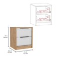 thumbnail image 4 of FM FURNITURE  Elirya 2 Piece Bedroom Set Multi-Color Engineered Wood, 4 of 6