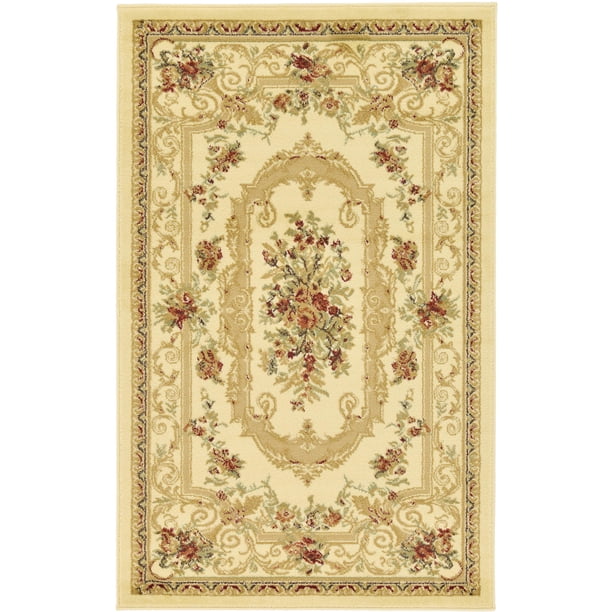 Unique Loom Henry Versailles Vintage Floral Area Rug or Runner