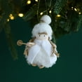 thumbnail image 2 of MXTPOV Exquisite Christmas Decorations for Christmas Tree, Plush Cute Angel Ornaments Hanging for Backpack Party Car Home Decor, White, 2 of 6