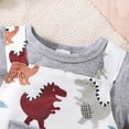 thumbnail image 4 of LAPAKIDS Toddler Baby Boys Clothes T-Shirt and Animals Print Short Overall Outfit Set Summer 12-18 Months, 4 of 7