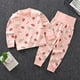 thumbnail image 1 of Conjunto de ropa interior para niños Ropa de otoño de algodón para bebés Pantalones de otoño para niños y niñas Pijamas de primavera y otoño Pantalones de protección abdominal de cintura alta Ropa de, 1 of 6