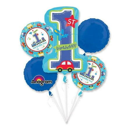 All Aboard 1st  Birthday  Balloon Bouquet Each Party  