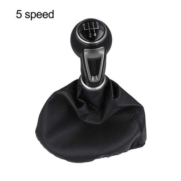 BUYISI 5/6 Speed Car Gear Shift Knob Gear Head With Leather And Abs For Seat For Ibiza 5 Speed