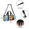 thumbnail image 5 of Frog Multifunctional Sports Bag for Basketball, Carry-on, Yoga, and Gym - Size 17.7 Inches, with Interior Zipper Pocket and Large Capacity, 5 of 6