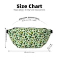 thumbnail image 3 of Naloa Green Avocado (2) Print Running Belts for Men Women,Running Fanny Pack with 2-Zipper Pockets,Waterproof Waist Pack for Travel Hiking Running Outdoor Sports, 3 of 8