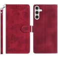 thumbnail image 7 of for Samsung Galaxy A26 5G Wallet Case with Card Slots Cash Pocket, 2 in 1 PU Kickstand Faux Leather Phone Cover Magnetic Flip Phone Case, Sturdy & Shockproof Phone Case with Wrist Strap - Winered, 7 of 7