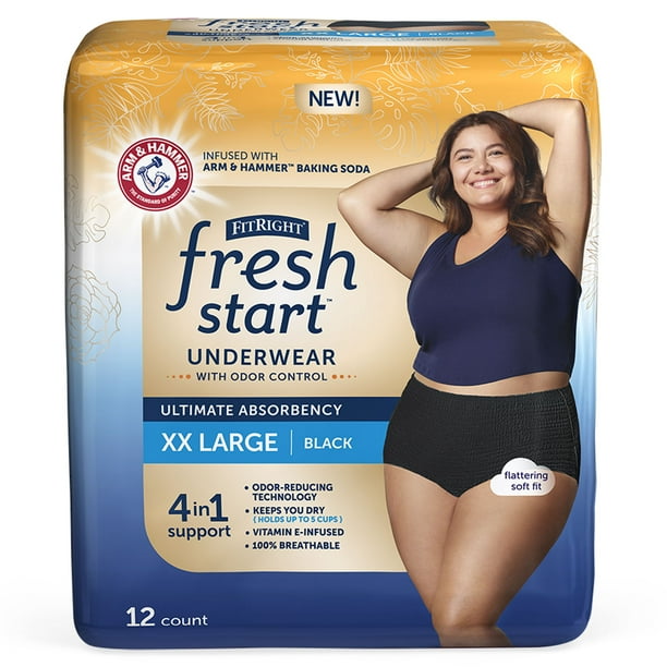 FitRight Fresh Start Urinary and Postpartum Incontinence Underwear for