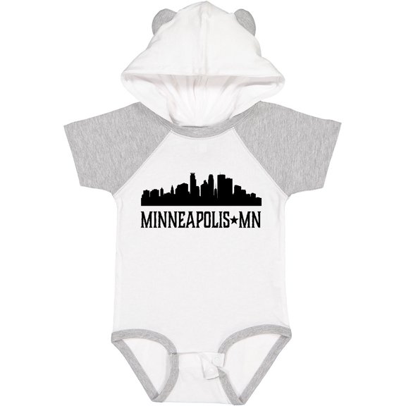 Inktastic Minneapolis Minnesota City Skyline Boys or Girls Baby Bodysuit