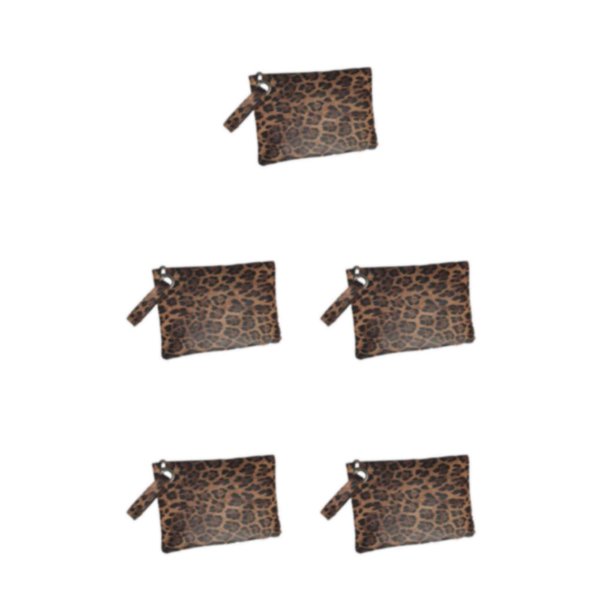 Qarigey Monedero Multicolor Para Mujer – Bolso De Moda Con Gran Capacidad Bolsos De Mujer Estilo Simple Leopardo Marrón Type2 NO2