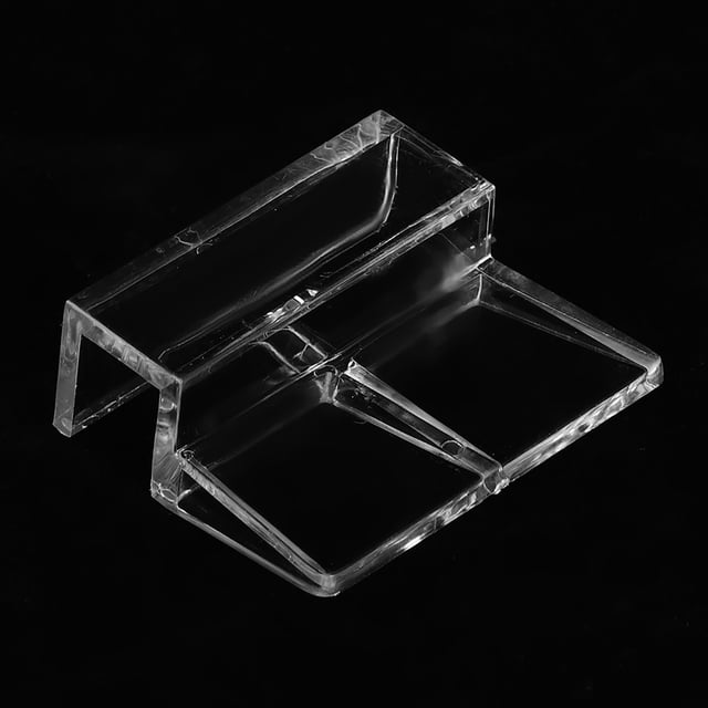 20Pcs Glass Cover Acrylic Clip Holder Support Clamp Accessory for Aquarium Fish Tank5mmFish and