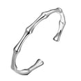 thumbnail image 2 of QQTDFG 925 Sterling Silver Charm Bamboo Bangle For Womens Fashion Bracelet -default, 2 of 7