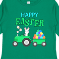 thumbnail image 4 of Inktastic Happy Easter Bunny and Tractor Boys or Girls Long Sleeve Toddler T-Shirt, 4 of 5