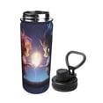 thumbnail image 2 of Fotbe Dreamy Forest Elf Pattern 18 Oz Sports Insulated Kettle Vacuum Cup Stainless Steel Travel Mug Cup Thermal Flask,Insulated Kettle for Cycling Gym Basketball Outdoor, 2 of 7