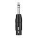 thumbnail image 2 of uds aleación de Zinc 6,35 MM a XLR macho hembra enchufe estéreo conector de Audio adaptador de altavoz, 2 of 5