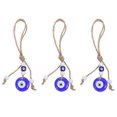 thumbnail image 1 of 3 unids azul malvado ojo muro decoraciones colgantes de vidrio turco azul turco colgantes, 1 of 6