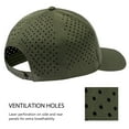 thumbnail image 2 of Bassdash UPF 50+ Quick Dry Baseball Cap Water Resistant Laser Cut Mesh Snapback Hat for Men Women Fishing Hiking FH14, 2 of 5