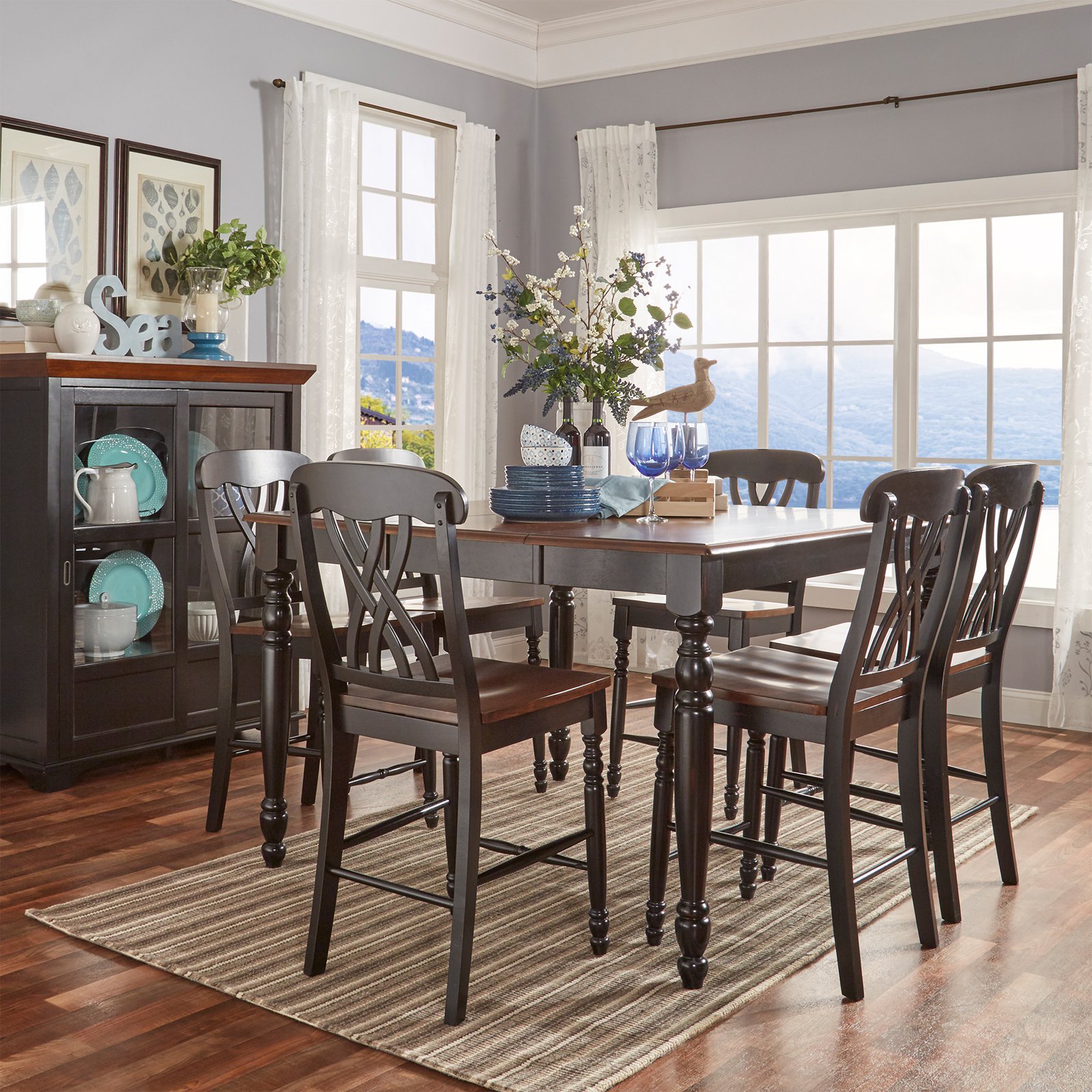 weston counter height dining set