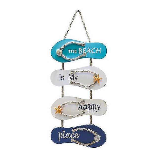 Beach Flip Flop Decoration, Wooden Flip Flop Decoration, Flip Flop Wall Decoration, Marine Home Decoration, Nautical Beach Design