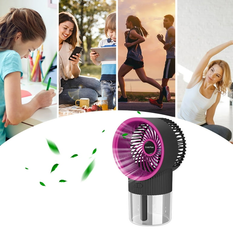 Savings Oefntac Desk Fans Portable Fan Rechargeable Cooler Spray